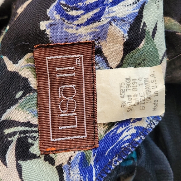 Vintage 1980s Floral Cottagecore Midi Dress - Picture 4 of 10